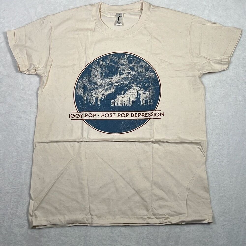 Iggy concert Post Pop‎ Depression  release Factory graphic print T-shirt Men S